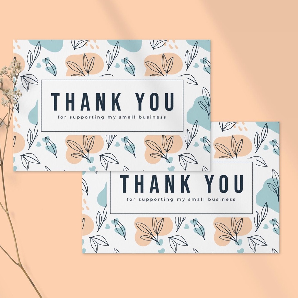 100 Count Faithful Floral Thank You Notecards